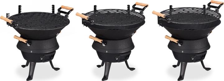 Actual product image Relaxdays Barbecue barrel (45 cm)