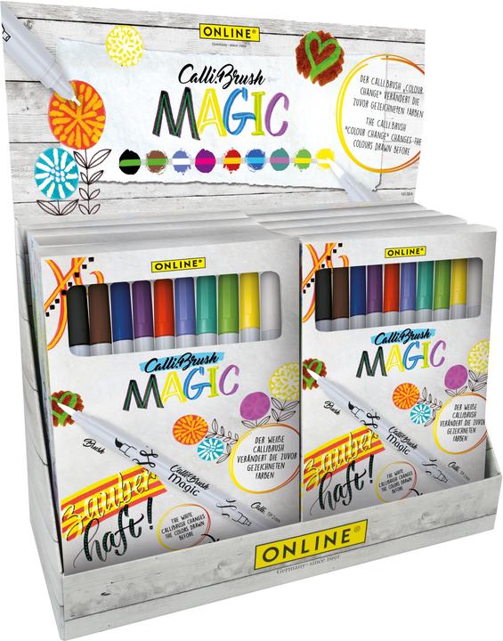 Immagine prodotto Online Penne a pennello CALLI - Penne in fibra (Multicolore)