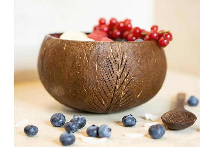Actual product image Io Nova Coconut Set (Bowl + Spoon) (11.50 cm, 2 x)