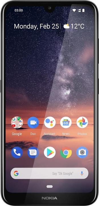 Produktbild Nokia 3.2 (16 GB, Black, 6.26", Dual SIM + SD, 13 Mpx, 4G)