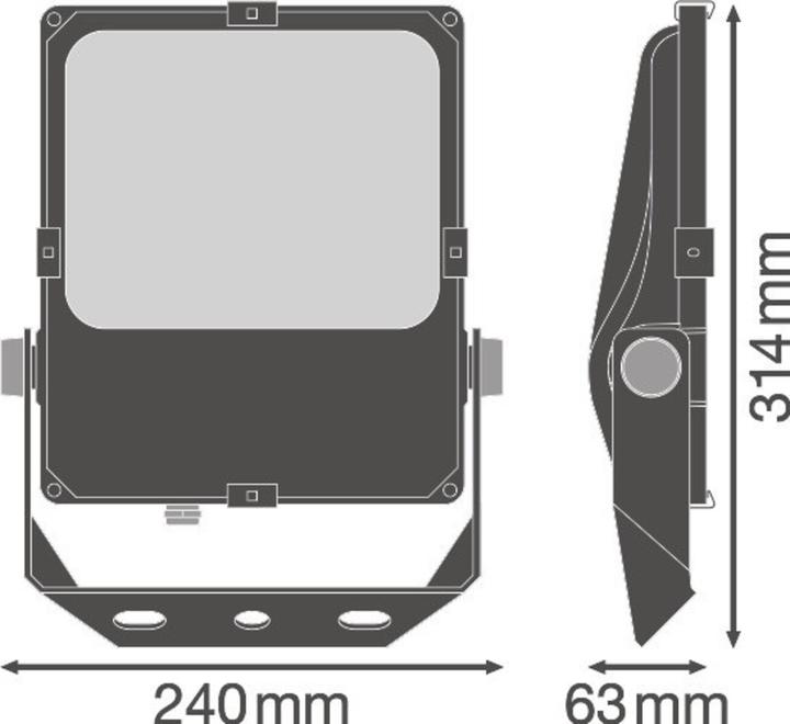 Actual product image Ledvance FL PFM 50W/3000K (IP66)