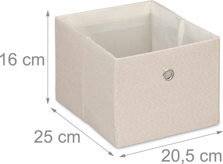 Immagine prodotto Relaxdays 2x scatola portaoggetti (20,5 x 25 x 16 cm, 8 l)
