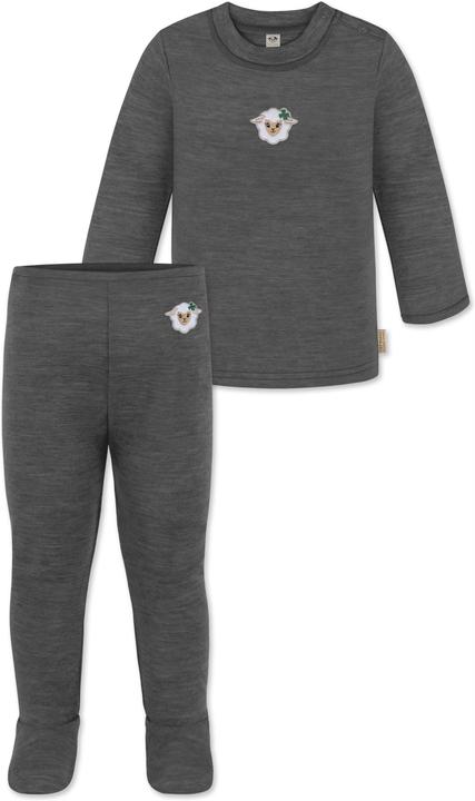 Immagine prodotto Normani Set maglia e pantaloni da bambino in lana merino - 9573 (68)
