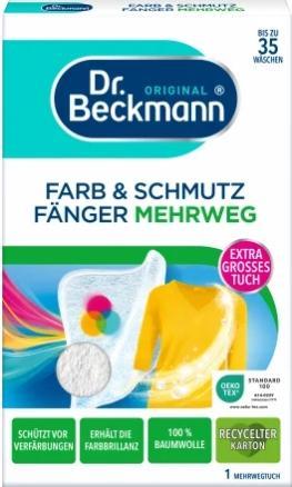 Produktbild Dr. Beckmann Farb- und Schmutz Fänger (1 Waschgänge, Tücher)