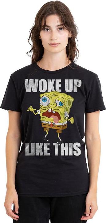 Produktbild Spongebob Squarepants Woke Up Like This Meme TShirt (XXL)