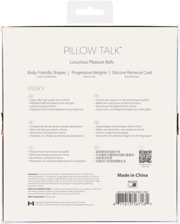 Produktbild Pillow Talk Frisky Liebeskugeln-Pink