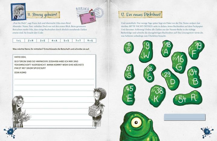 Actual product image Bitte nicht öffnen: Das grosse Rätselbuch (German, Charlotte Habersack, Linda Hartwig, 2021)