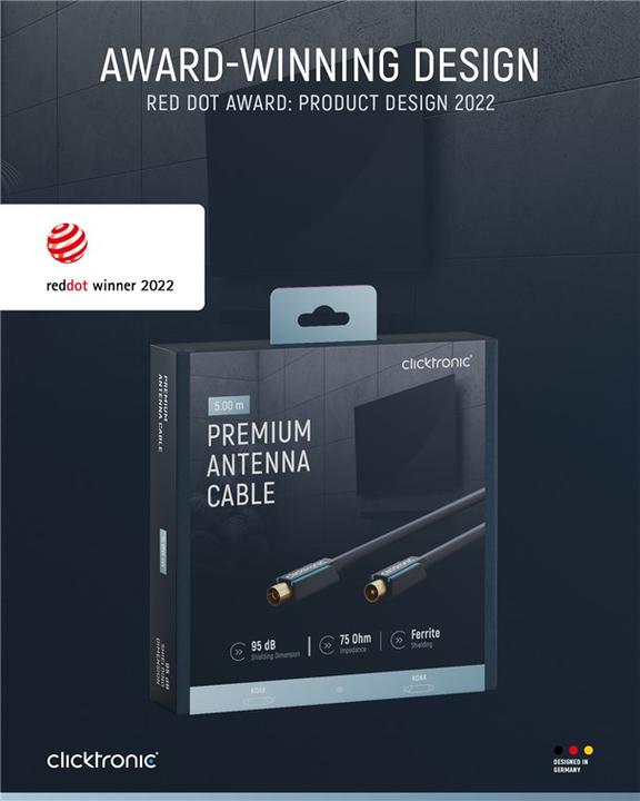 Image du produit clicktronic Câble d'antenne (95 dB, Câble d'antenne)
