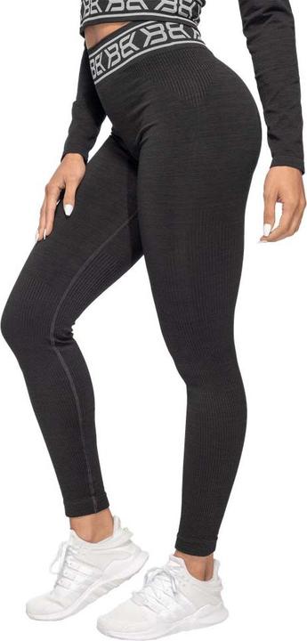 Image du produit Better Bodies Leggings Rib Seamless Noir Mélange (XS)