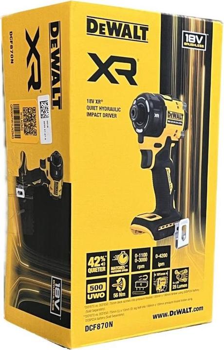 Actual product image DeWalt DCF870N-XJ (Rechargeable battery operated)