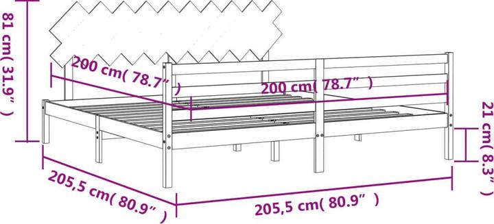 Actual product image VidaXL Ireland (200 x 200 cm)
