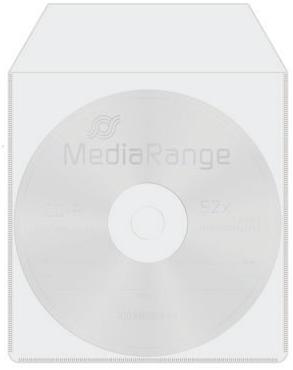 Immagine prodotto MediaRange Sacchetto di plastica 1 disco con retro adesivo a linguetta. 50pc