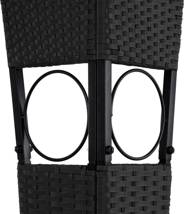 Actual product image tectake Rattan garden gazebo (400 cm, 300 cm)
