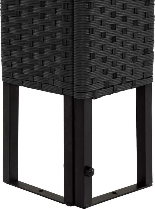 Actual product image tectake Rattan garden gazebo (400 cm, 300 cm)