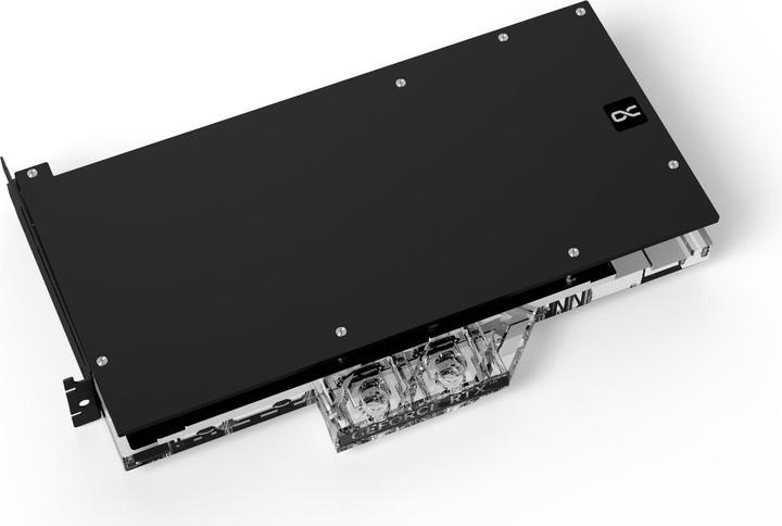 Actual product image Alphacool Ice Block Aurora Acrylic GPX-N RTX 4090 Suprim with Backplate