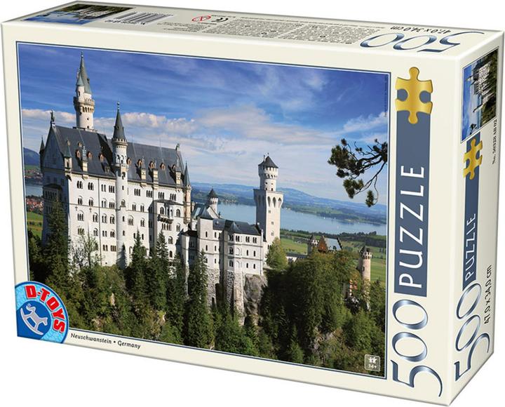 Actual product image D-Toys Puzzle 500 Germany, Neuschwanstein Castle (500 pieces)
