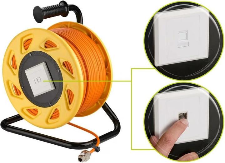 Produktbild Goobay Netzwerkkabel (S/FTP, CAT7a, 90 m)