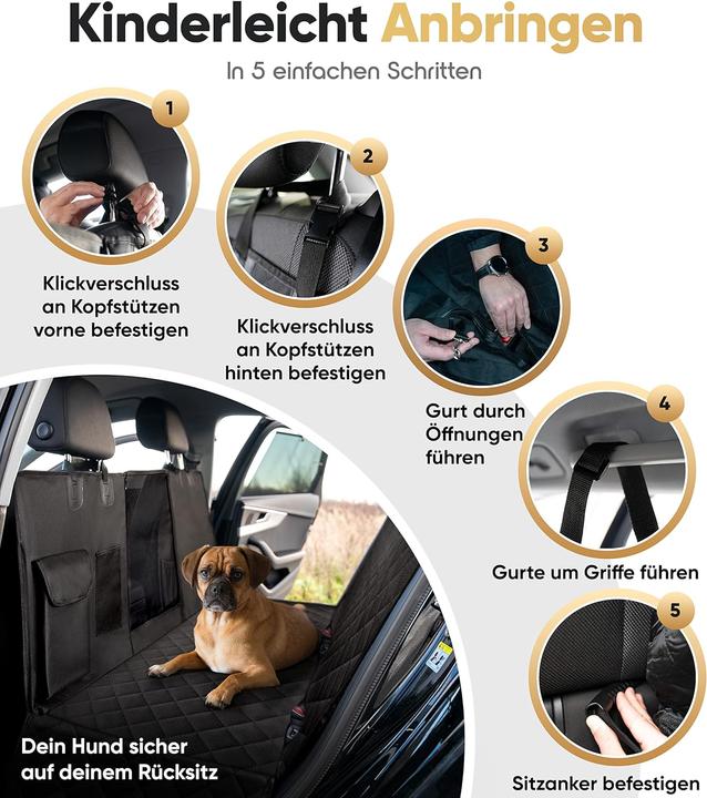 Actual product image Heldenwerk Backseat choke blanket for dogs