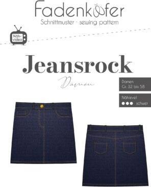 Actual product image Fadenkäfer Pattern Denim skirt