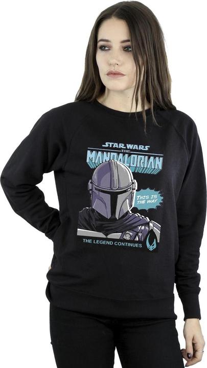 Actual product image Star Wars Womens/Ladies Mando Comic Cover Sweatshirt (XL)