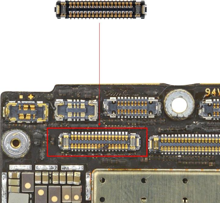 Produktbild Clappio Ersatzteil FPC-Verbinder Display (iPhone X)