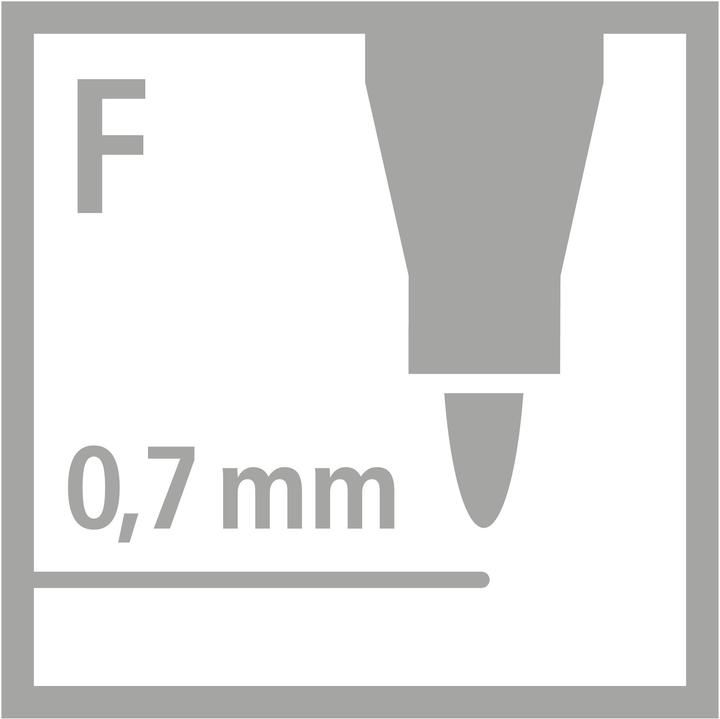 Produktbild STABILO OHPen universal Folienstift permanent (Mehrfarbig, 0.70 mm, 8 x)