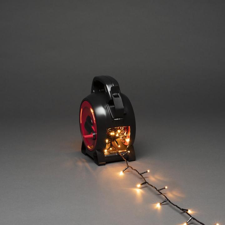 Actual product image Konstsmide LED light chain with cable reel (37.93 m)