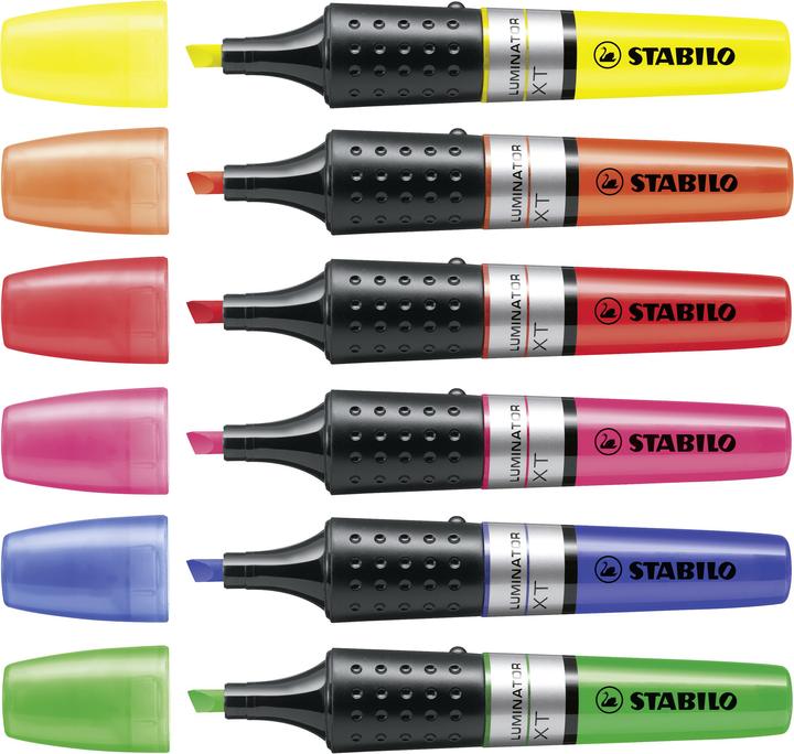 Image du produit STABILO Surligneur LUMINATOR (Multicolore, 5 mm, 6 x)