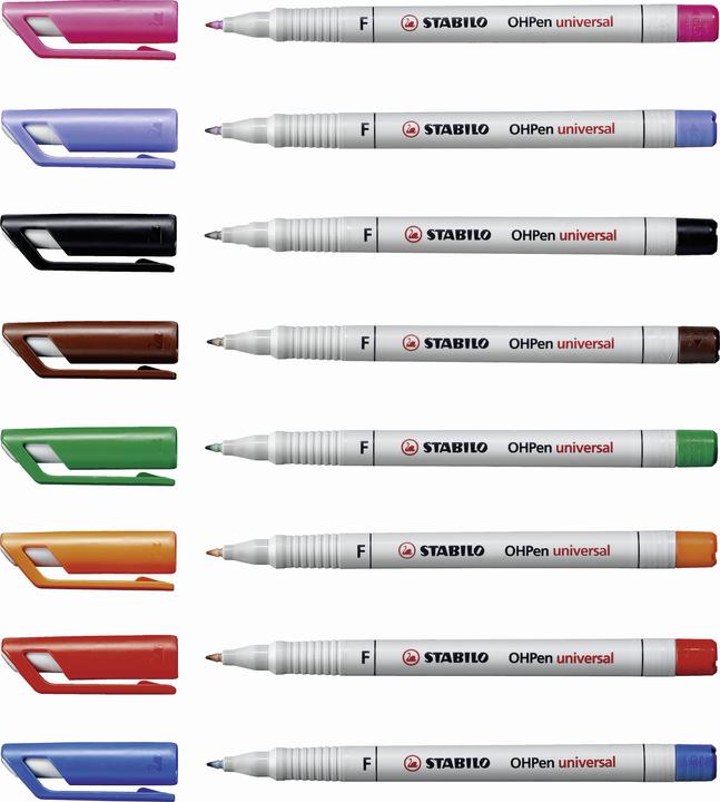 Immagine prodotto STABILO OHPen universale (Multicolore, 0.70 mm, 8 x)