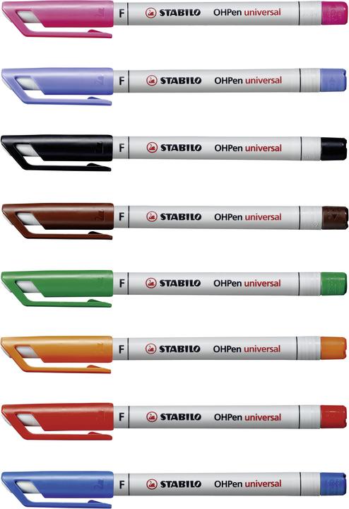 Immagine prodotto STABILO OHPen universale (Multicolore, 0.70 mm, 8 x)
