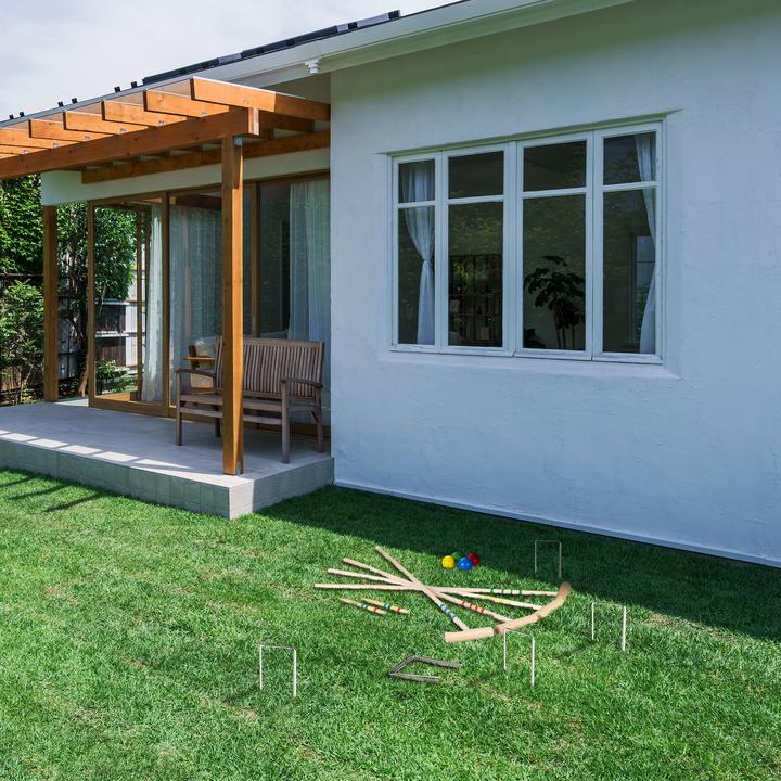 Actual product image Relaxdays Croquet game