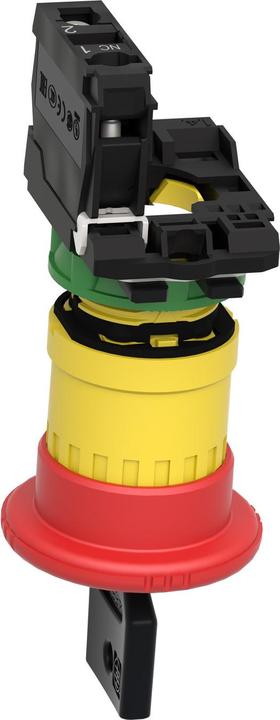 Immagine prodotto Schneider Electric Arresto d'emergenza 40mm chiave rosso 1NC
