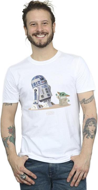 Image du produit Star Wars - T-shirt THE MANDALORIAN R2D2 AND GROGU - Homme (S)