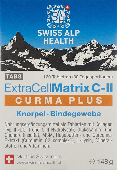 Image du produit Swiss Alp Health Matrix C-II Curma Plus (120 pièce(s), Cachets, 205 g)