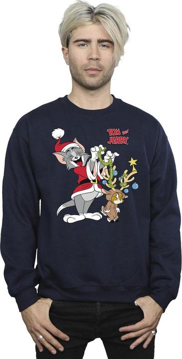 Immagine prodotto Tom & Jerry Christmas Reindeer Felpa Uomo (5XL)