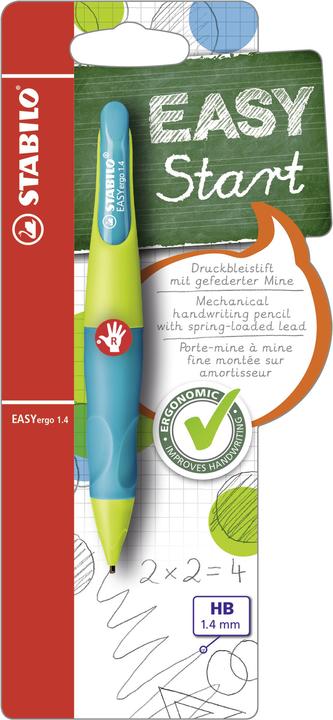 Produktbild STABILO EASYergo ergonomischer Druck-Bleistift für Rechtshänder HB (1.40 mm, HB, 1 x)