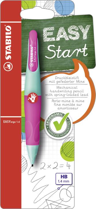 Actual product image STABILO EASYergo ergonomic mechanical pencil for right-handers HB (1.40 mm, HB, 5 x)