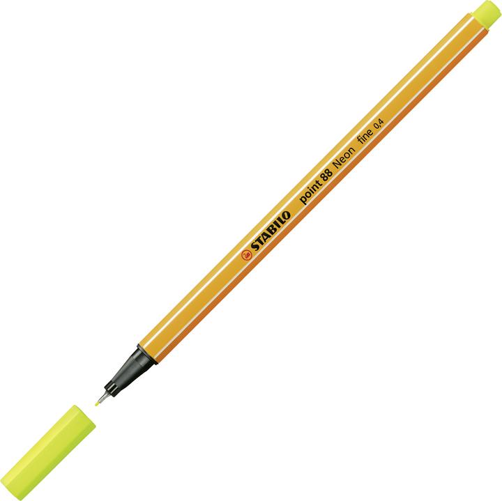 Immagine prodotto STABILO punto 88 Fineliner (Giallo neon, 1 x)