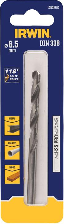 Productafbeelding Irwin Metaalboor (6,5 millimeter)