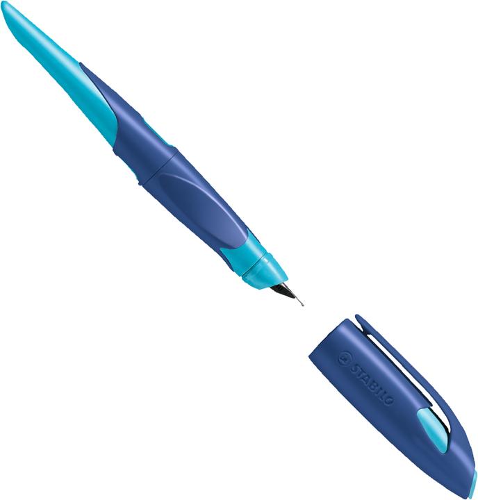 Produktbild STABILO EASYbirdy ergonomischer Schulfüller für Linkshänder Standard-Feder (Blau, 1 x)