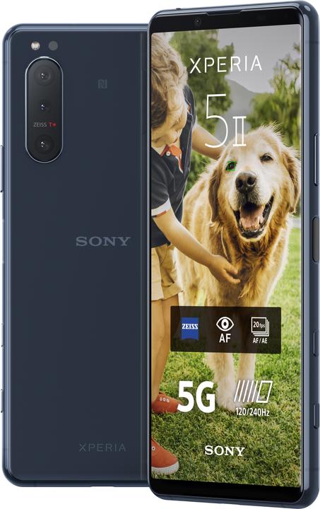 Produktbild Sony Xperia 5 II (128 GB, Blue, 6.10", Hybrid Dual SIM, 12 Mpx, 5G)