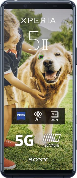 Produktbild Sony Xperia 5 II (128 GB, Blue, 6.10", Hybrid Dual SIM, 12 Mpx, 5G)