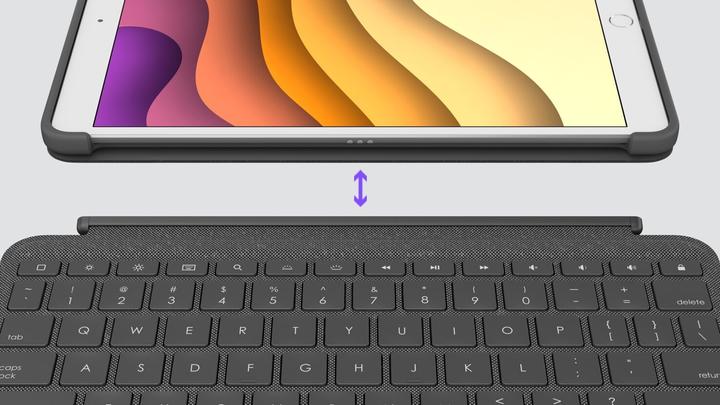 Produktbild Logitech Combo Touch (Eng. Int., iPad 2019 (7. Gen), iPad 2020 (8. Gen), iPad 2021 (9. Gen))