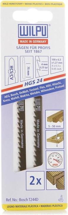 Image du produit WILPU JIG SAW SET HGS24 2 PCS