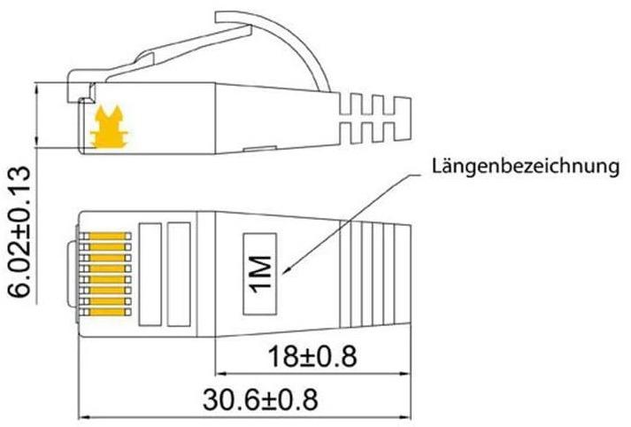 Productafbeelding Wirewin Netwerkkabel (STP, CAT6, 7.50 m)