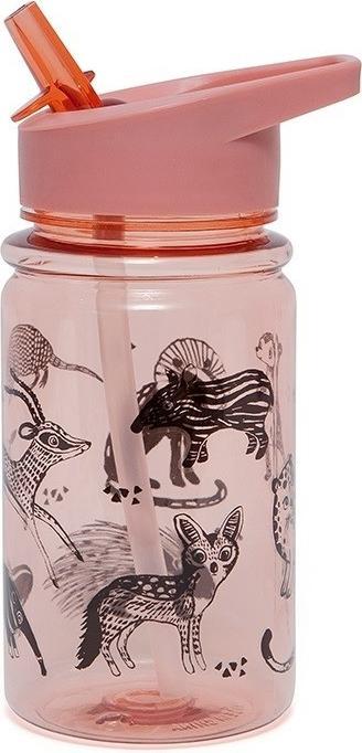 Produktbild Petit Monkey Strohhalm-Flasche, Black Animals (0.36 l)