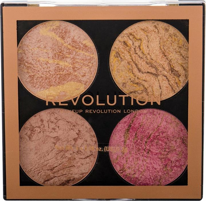 Actual product image Makeup Revolution London Cheek Kit Shade Fresh Perspective 4 x 2.2 g (Highlighter, 8 g)