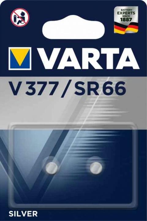 Produktbild Varta Silber V377/SR66 (2 Stk., SR66, 24 mAh)