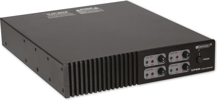 Image du produit Omnitronic DJP-604 Amplificateur de puissance 4 canaux classe D (Amplificateur)