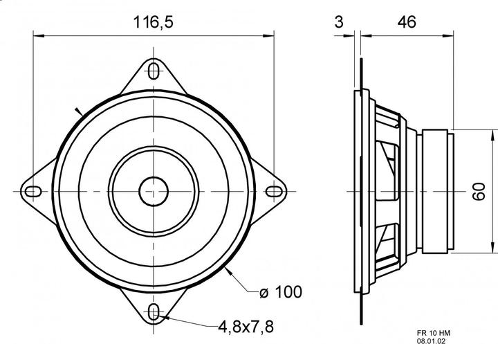 Immagine prodotto Visaton Altoparlante full-range FR 10 HM